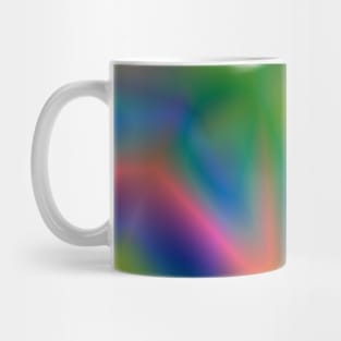 green blue orange abstract texture Mug